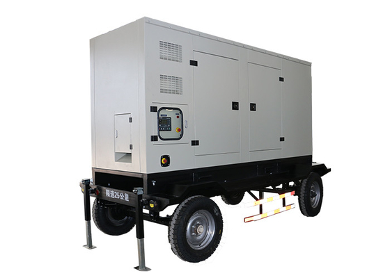 100KVA генератор генератора 3 участков установленный трейлером передвижной арендный с кабелем