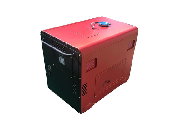 Генераторы мотора АК 7.5ква небольшие портативные, генераторы красного цвета дизельные использующие энергию