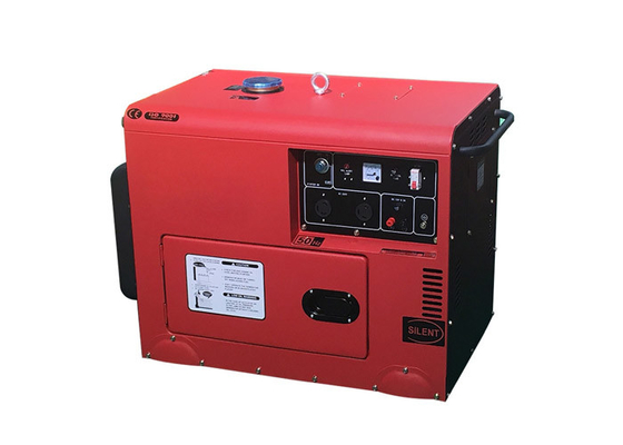 Генераторы мотора АК 7.5ква небольшие портативные, генераторы красного цвета дизельные использующие энергию