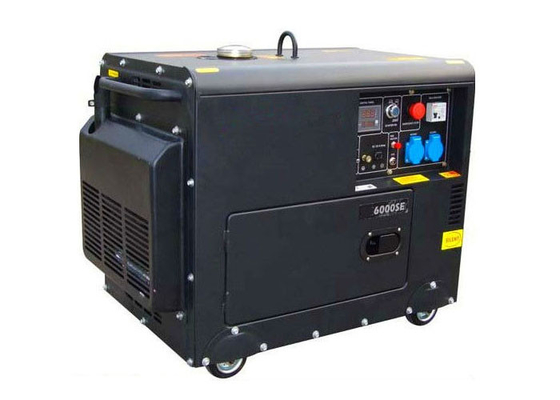 Комплект генератора 220v одиночной фазы электрический портативный тепловозный 5kva для дома