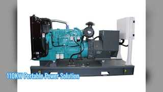 Портативный генератор мощностью 110 кВт с водяным охлаждением