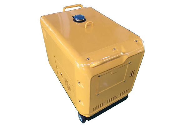 Желтые 6kva малые портативные генераторы электрическое Genset 3000rpm 3600rpm