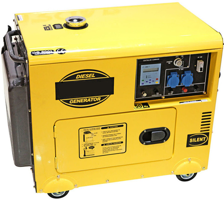 Комплект 5 генераторов AC KW трехфазный портативный тепловозный с колесами ATS
