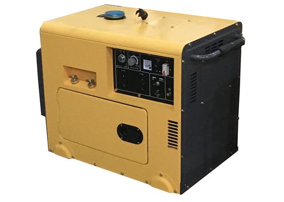 звукоизоляционное небольшого портативного желтого цвета начала сварщика генераторов 230А электрического передвижное