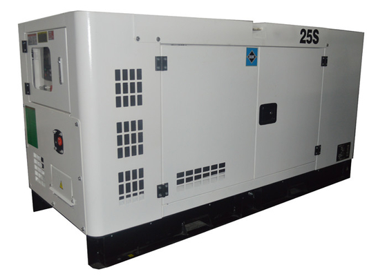 Намочите охлаженный 25КВА трехфазный супер молчаливый генератор, дизельный набор генератора